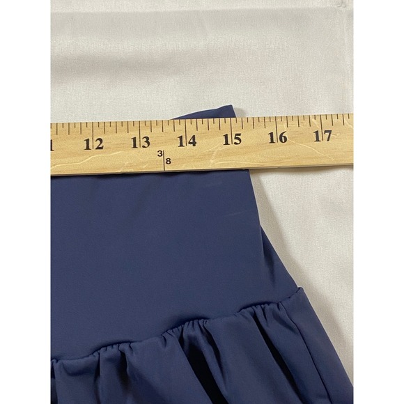 Halara 1X Long Activewear Shorts Women Blue High Waisted Athletic Skirt Shorts - Picture 7 of 9